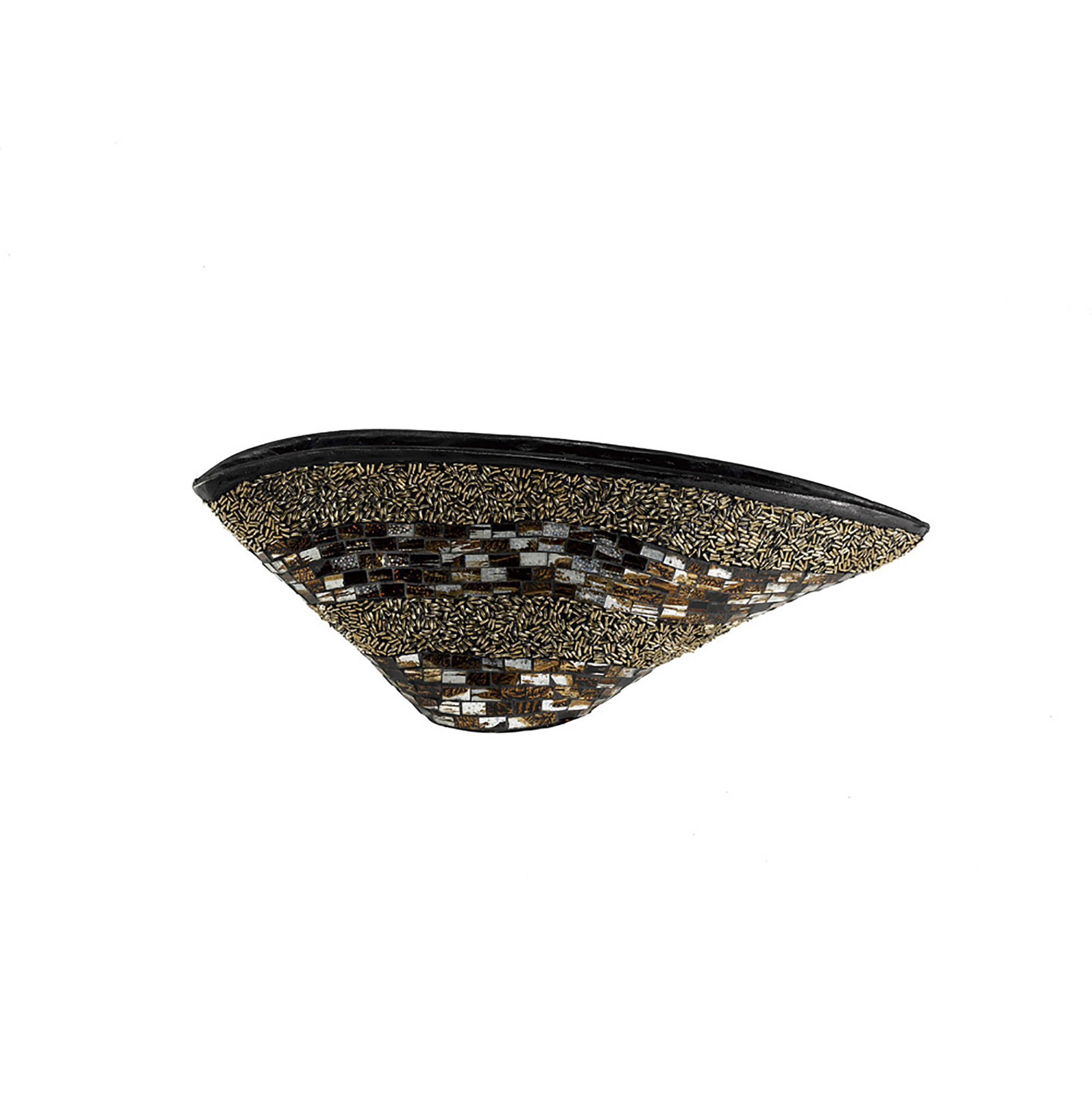 IL70299  Ira Mosaic Warped Vase Small